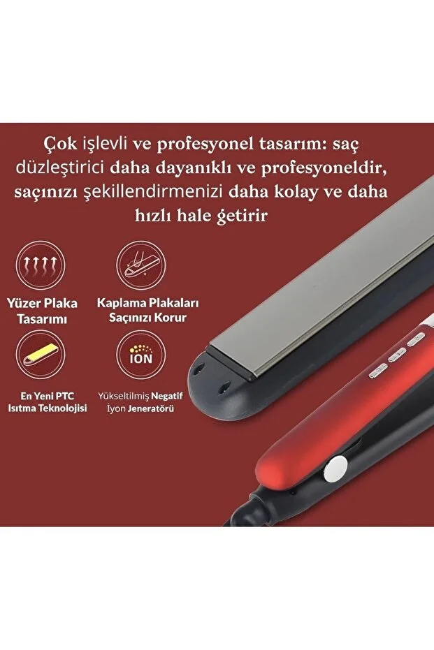 207 river profesyonel saç düzleştirici ls - Görsel 3