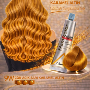 9w çok açık sarı karamel altın